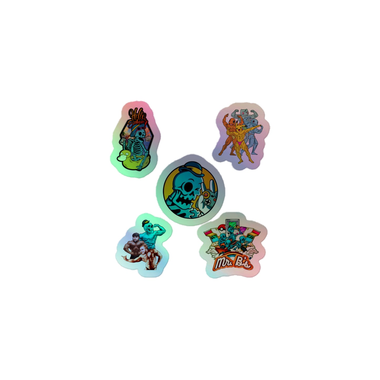 Holographic stickers