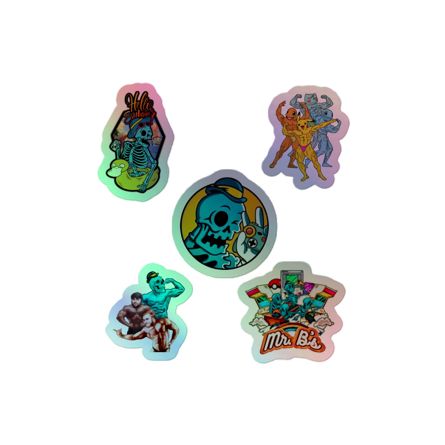 Holographic stickers